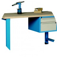 Table de travail avec structure en métal table travail structure metal