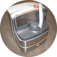 Habillage tôlé sur-mesure pour assurer la protection d'un transpalette habillage-machine-acier-tole