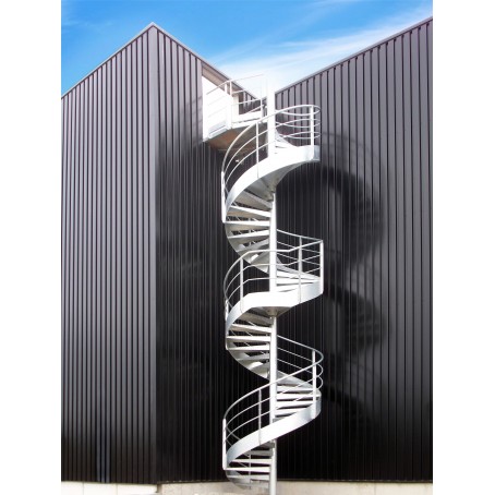 Escalier issue industriel métal