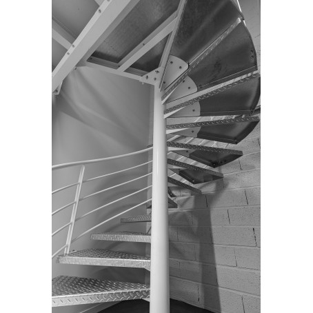 Escalier métal hélicoïdal en spirale