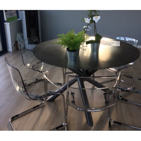 Table acier  sur-mesure OmniMetal thermolaquage bicomposant