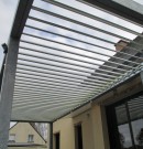 Brise-soleil en acier galvanisé pour terrasse-protection solaire