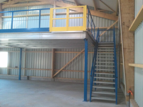 Mezzanine métallique industrielle