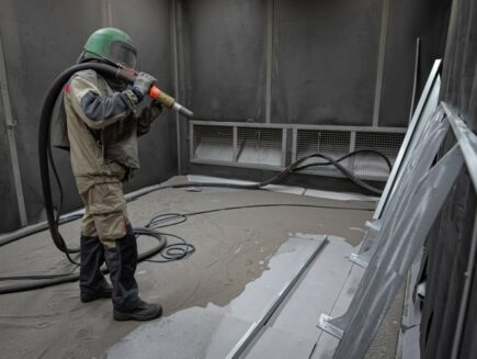 preparation de surface par sablage